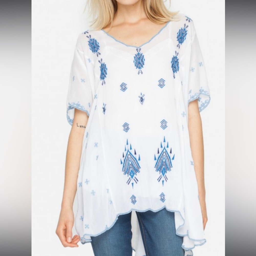 JOHNNY WAS Native Blouse XS